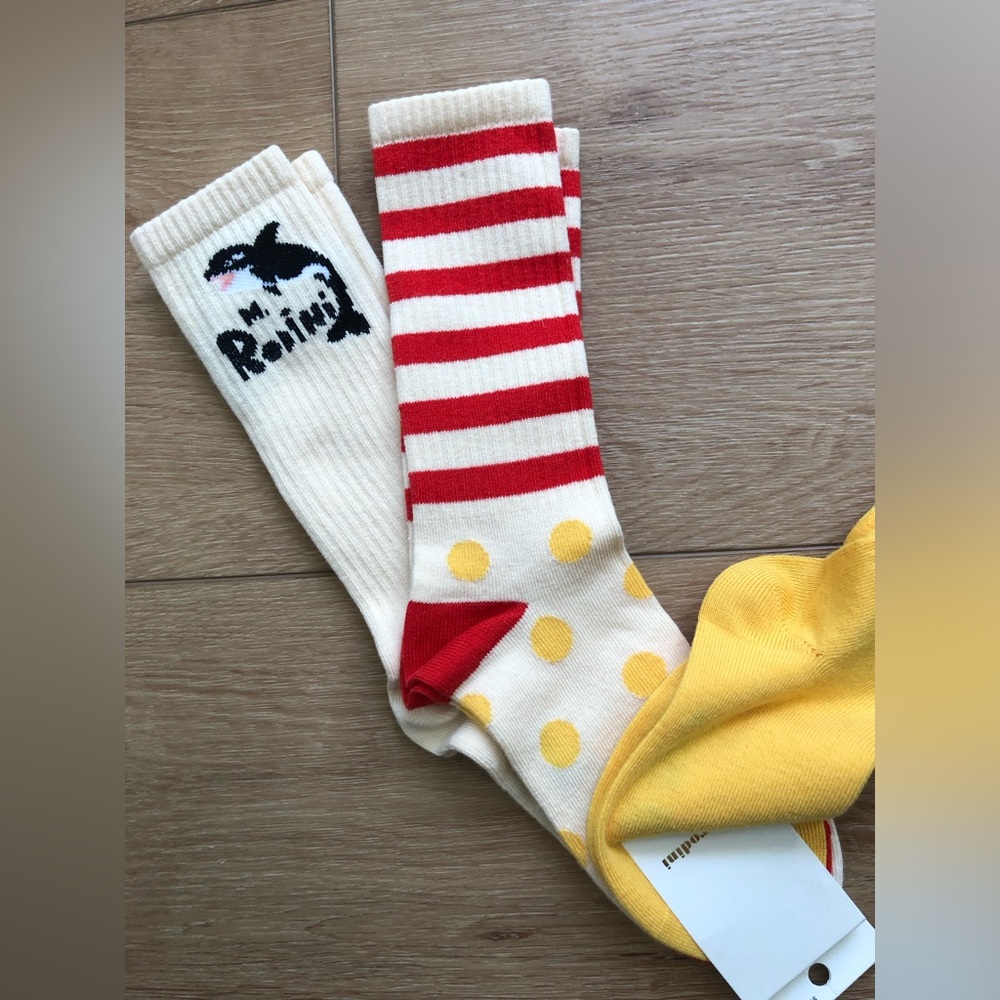 Mini Rodini Multi-Color Orca Socks Set 32/35 new - Picture 5 of 6